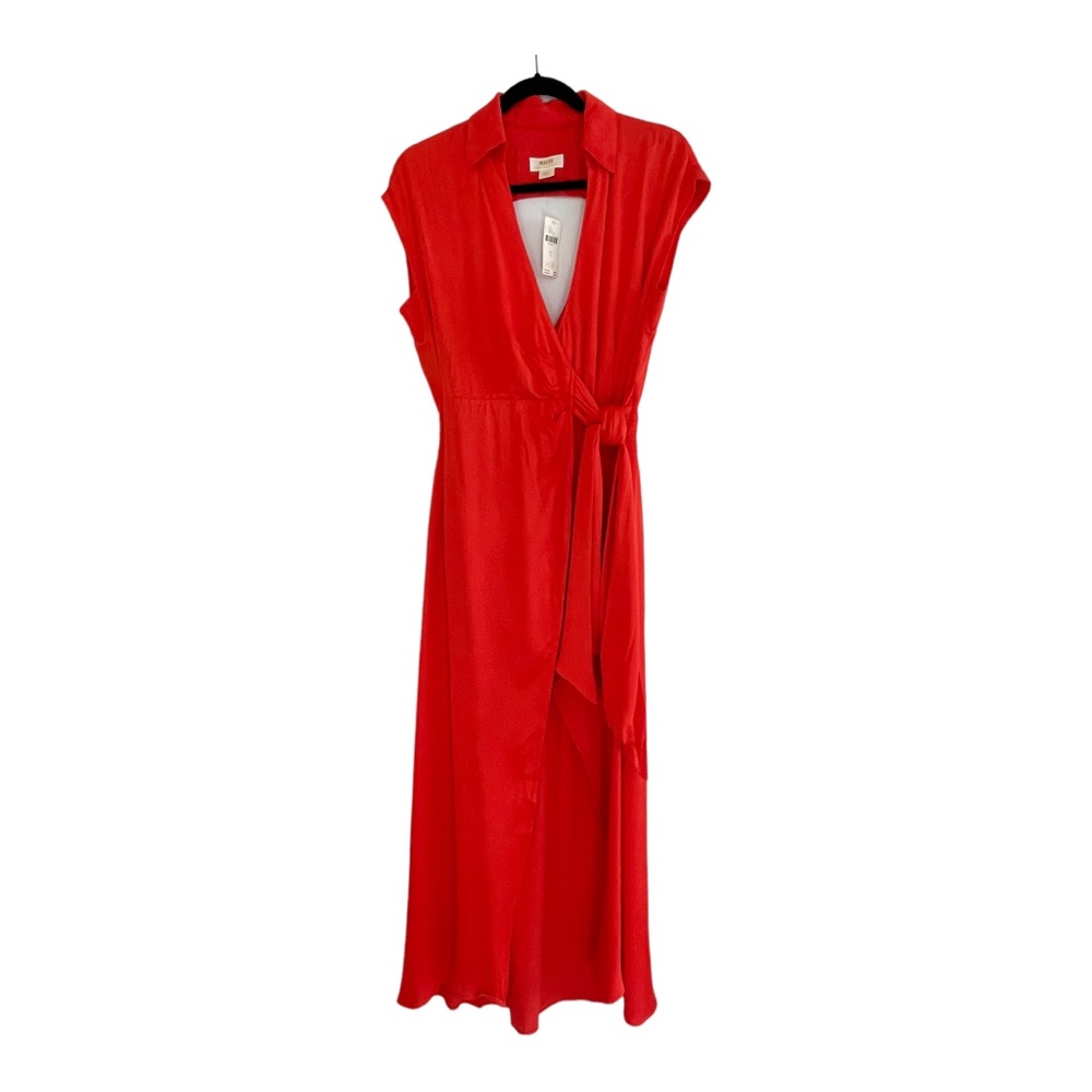 $148 Anthropologie Maeve Wrap Midi Dress Size Small NWT - Picture 6 of 10